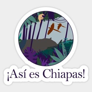 ¡Asi es Chiapas! Sticker